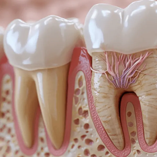 Визуализация воспаления корневых каналов